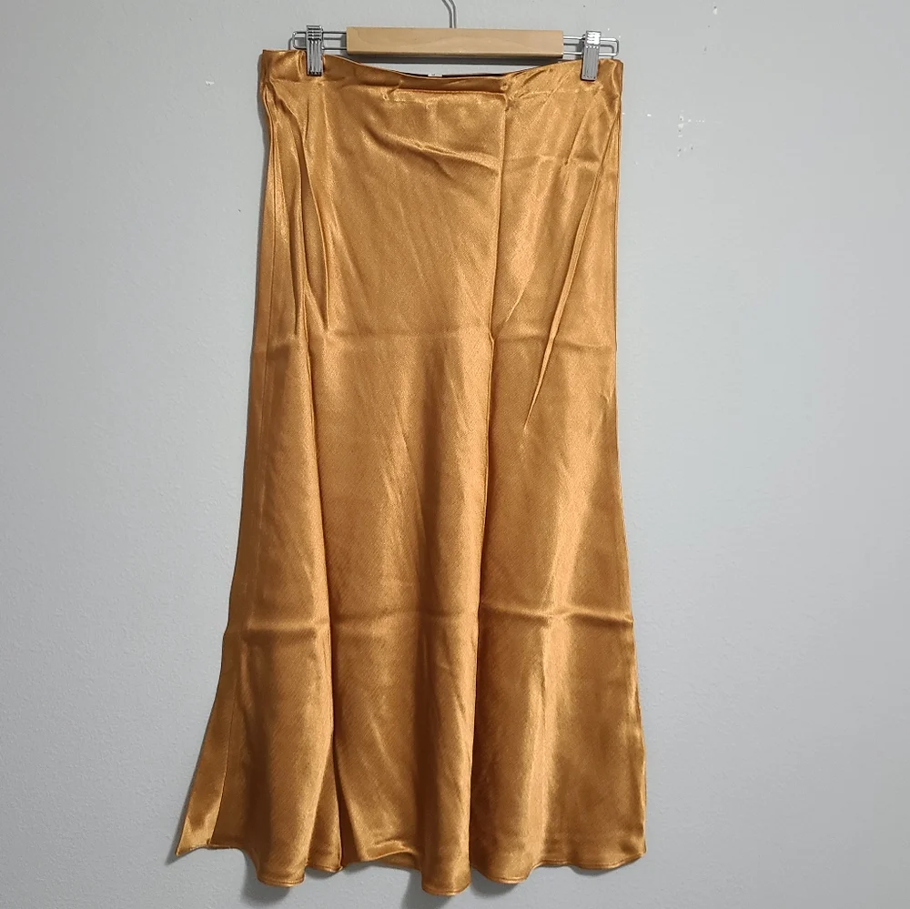 BEC & BRIDGE Lana midi skirt sz 10 in caramel - Picture 9 of 14